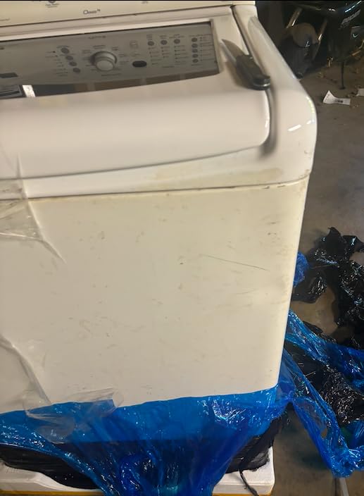 4.4 cu. ft. Top Load Washer with Triple Action Agitator for Tough Dirt & Stains - Reduce Laundry Time with Accela Wash & Express Wash - LED - White customer photo 2