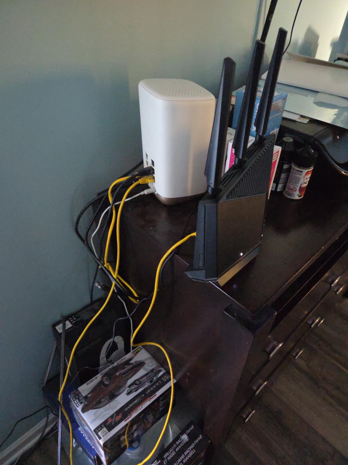 ASUS RT-BE86U BE6800 Dual-Band WiFi 7 Router, Supports 4096-QAM, MLO, AI WAN Detection, AiMesh, Subscription-Free Network Security, and Comprehensive VPN Features, Guest Network Pro, Gaming customer photo 1