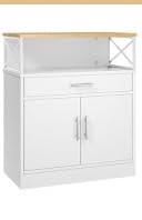 Shintenchi Farmhouse Storage Cabinets with Doors and Shelves, Kitchen Barn Door Storage Cabinet with Drawers, Coffee Bar Cabinet Buffet Sideboard for Dining Room, Bathroom, Entryway customer photo 1