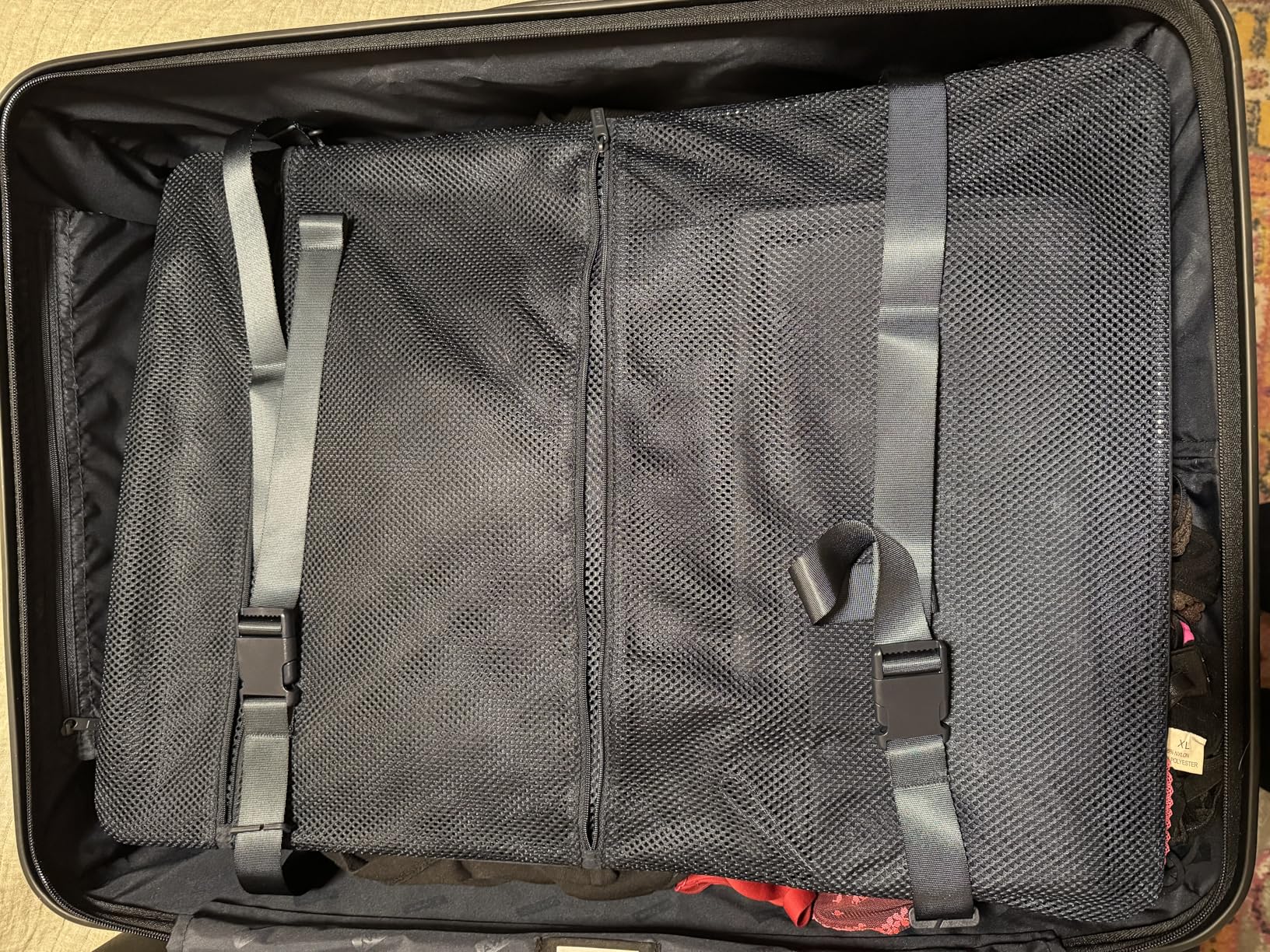 Away Medium Checked Luggage - 26-Inch Lightweight Hardside Suitcase with Custom WhisperGlide 360 Wheels, Interior Compression System, TSA-Accepted Lock - Jet Black customer photo 2