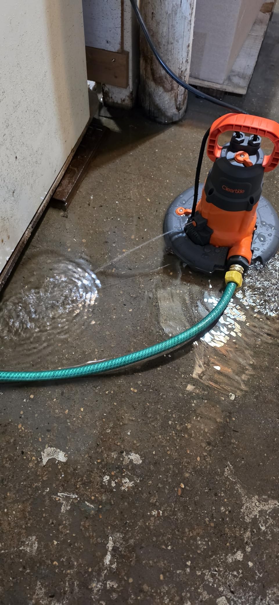 Cleartide Smart Automatic Water Pool Cover Pump, Submersible Pump Removes Water from Inground/Above Ground Winter Swimming Pools, 1/3 HP 2790 GPH customer photo 2