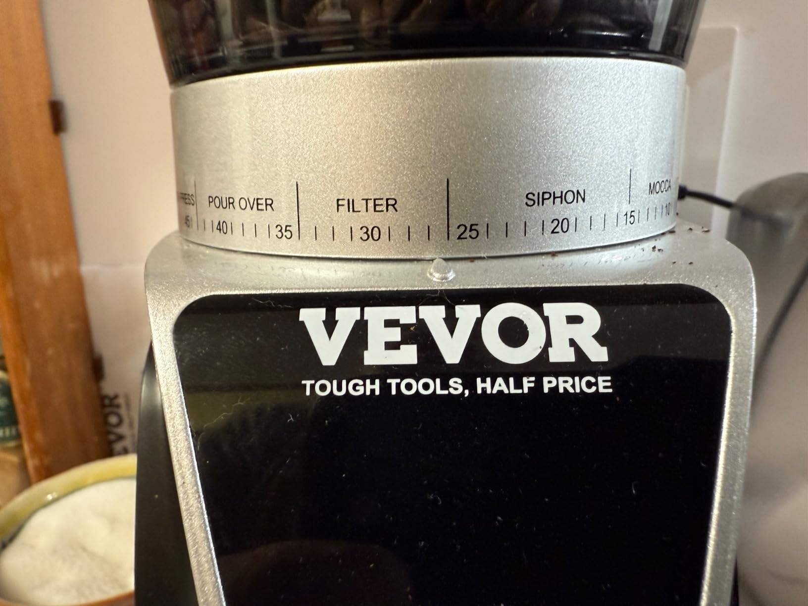 VEVOR Coffee Maker with Grinder, 10 Cup Coffee Machine, Grind and Brew Coffee Maker with 3 Brew Strength Control, Adjustable Grinding Coarseness, for Home Office Restaurant customer photo 1