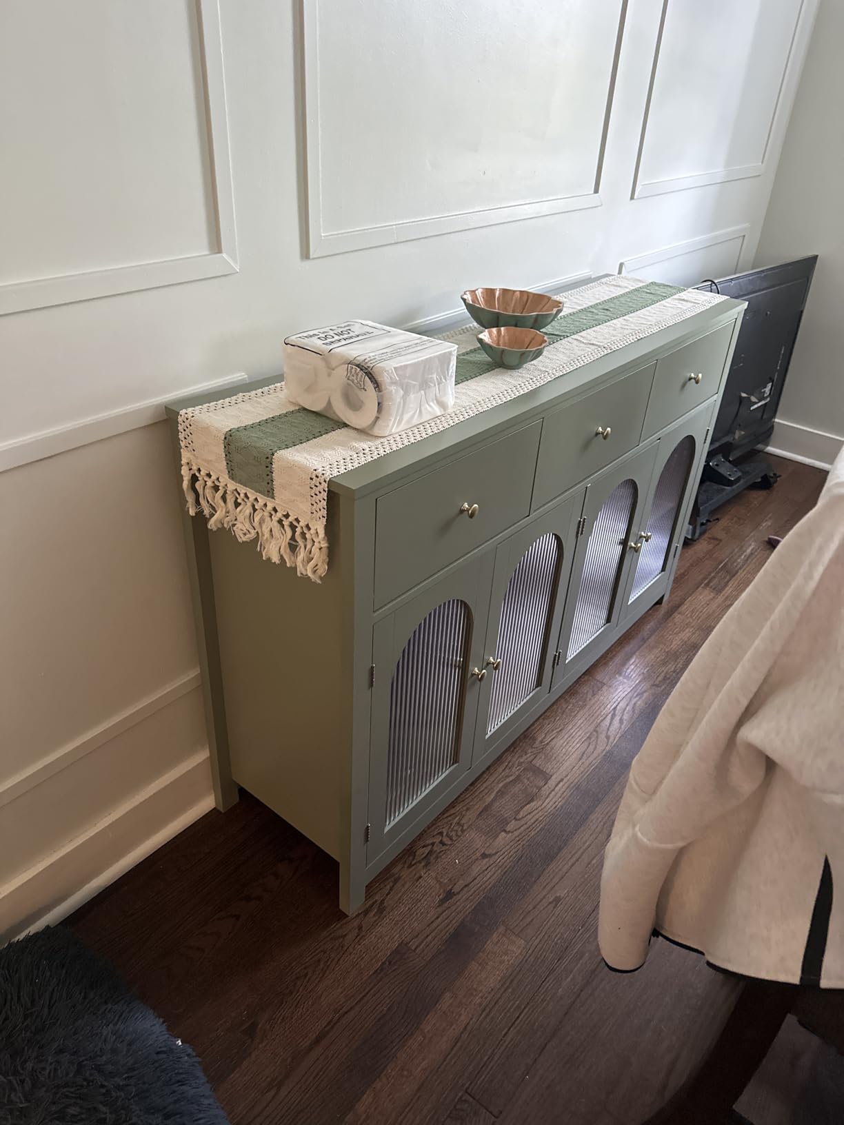 FINETONES Buffet Cabinet with Storage, 55.1