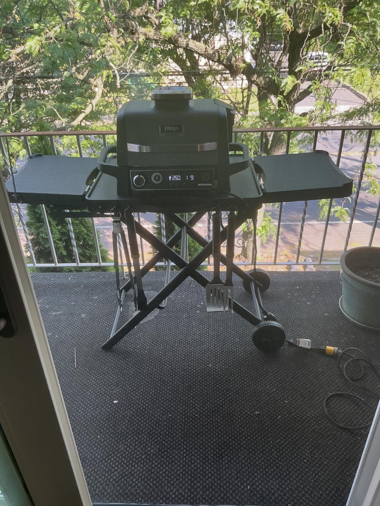 Outdoor Grill Table Cart 57