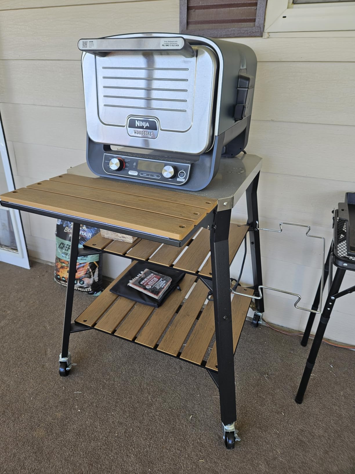 Outdoor Grill Table Cart 57