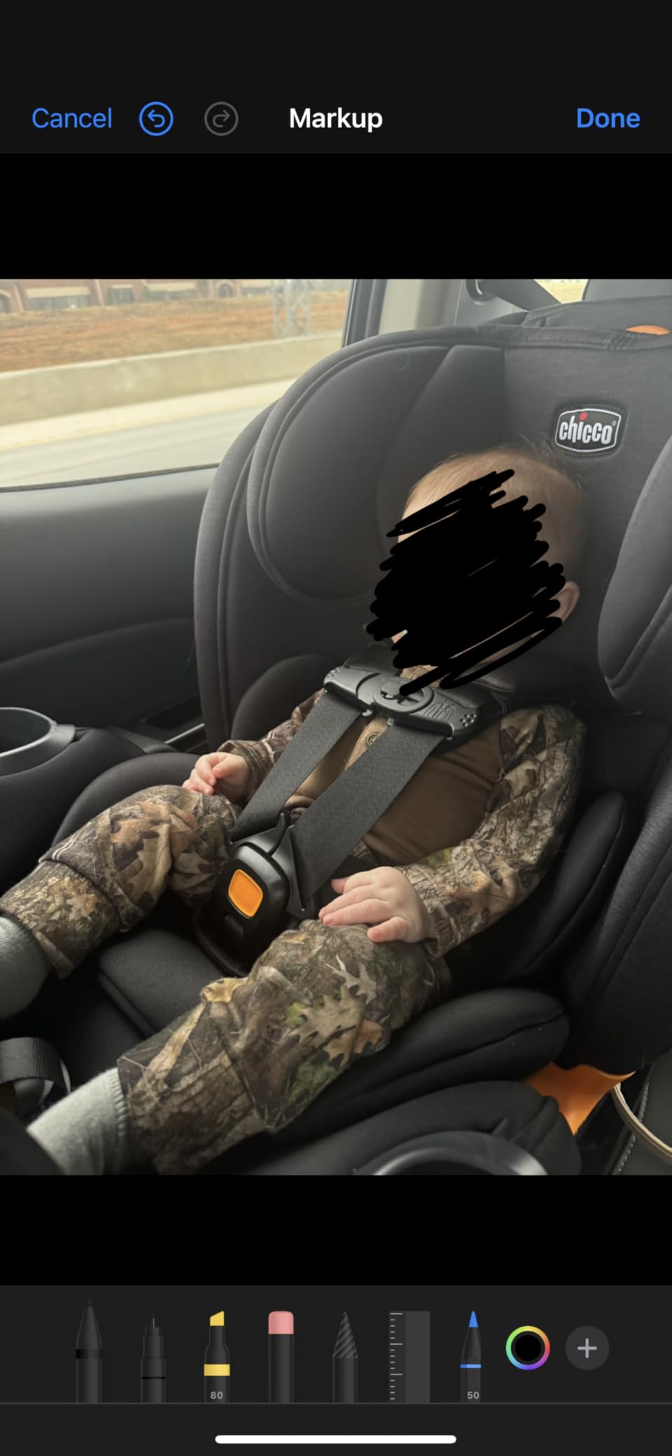 Chicco OneFit LX ClearTex All-in-One Car Seat with LeverLock Installation, Slim Design, Convertible Car Seat, Seat for Infants and Children 5-100 lbs, Lupine/Purple customer photo 2