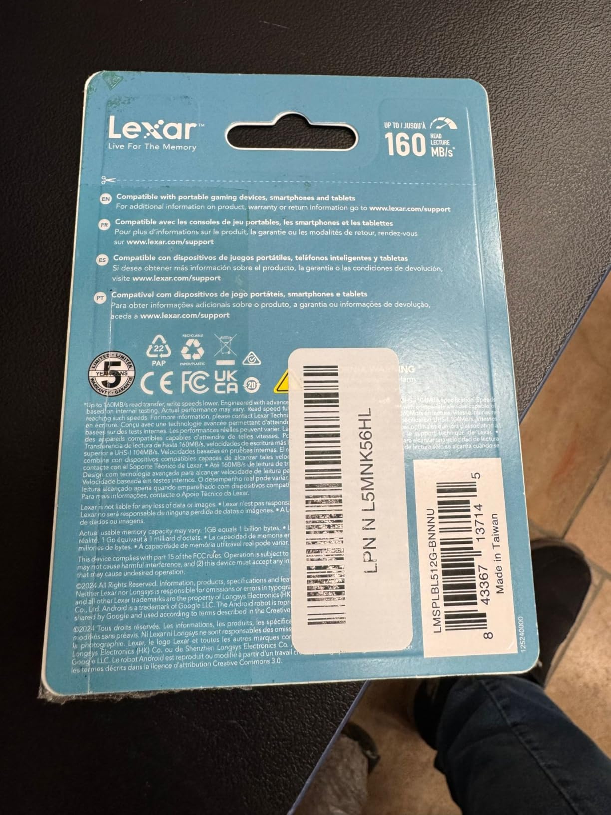 Lexar 256GB Canvas Select Plus microSD Card | Up to 150MB/s | Class 10, UHS-I, U1, V10, A1 | SDCS3/256GB customer photo 2