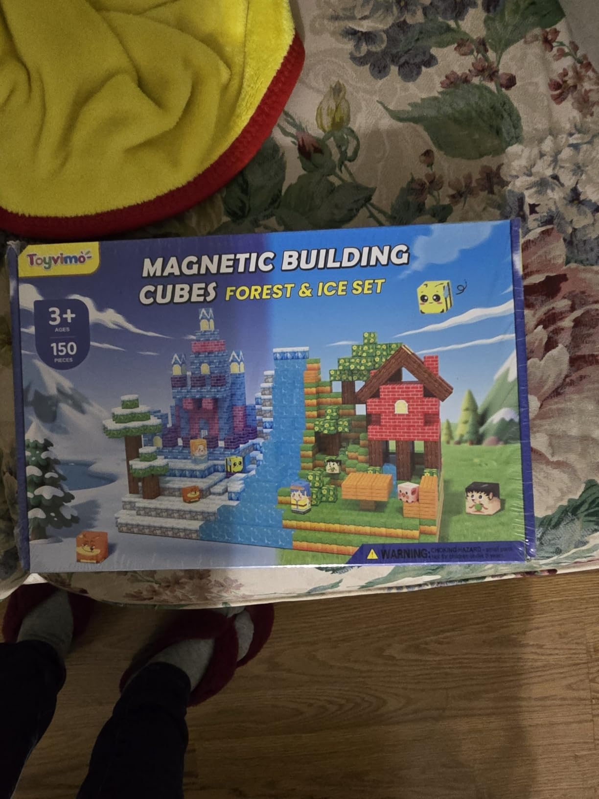 100PCS Magnetic Blocks Magnetic Building Blocks Sensory Toys for Kids Ages 3-5 6-8 8-12 Kids Game Toys for 3+ Year Old Boys & Girls, Mine Magnet World Craft Birthday Gift customer photo 2