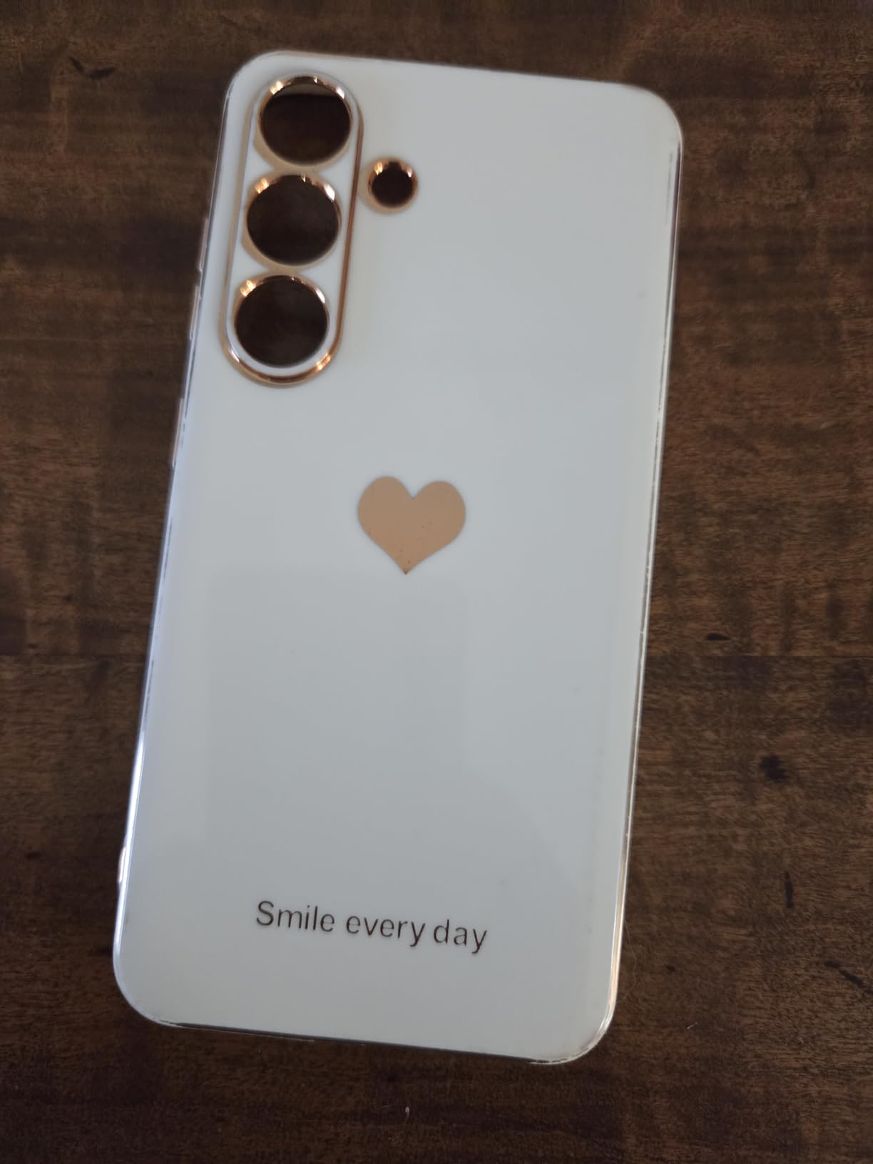 for Samsung Galaxy S25 5G Case for Women Girls Cute Love-Heart Luxury Bling Soft Back Cover Full Camera Protection Silicone Shockproof - Navy Blue customer photo 2