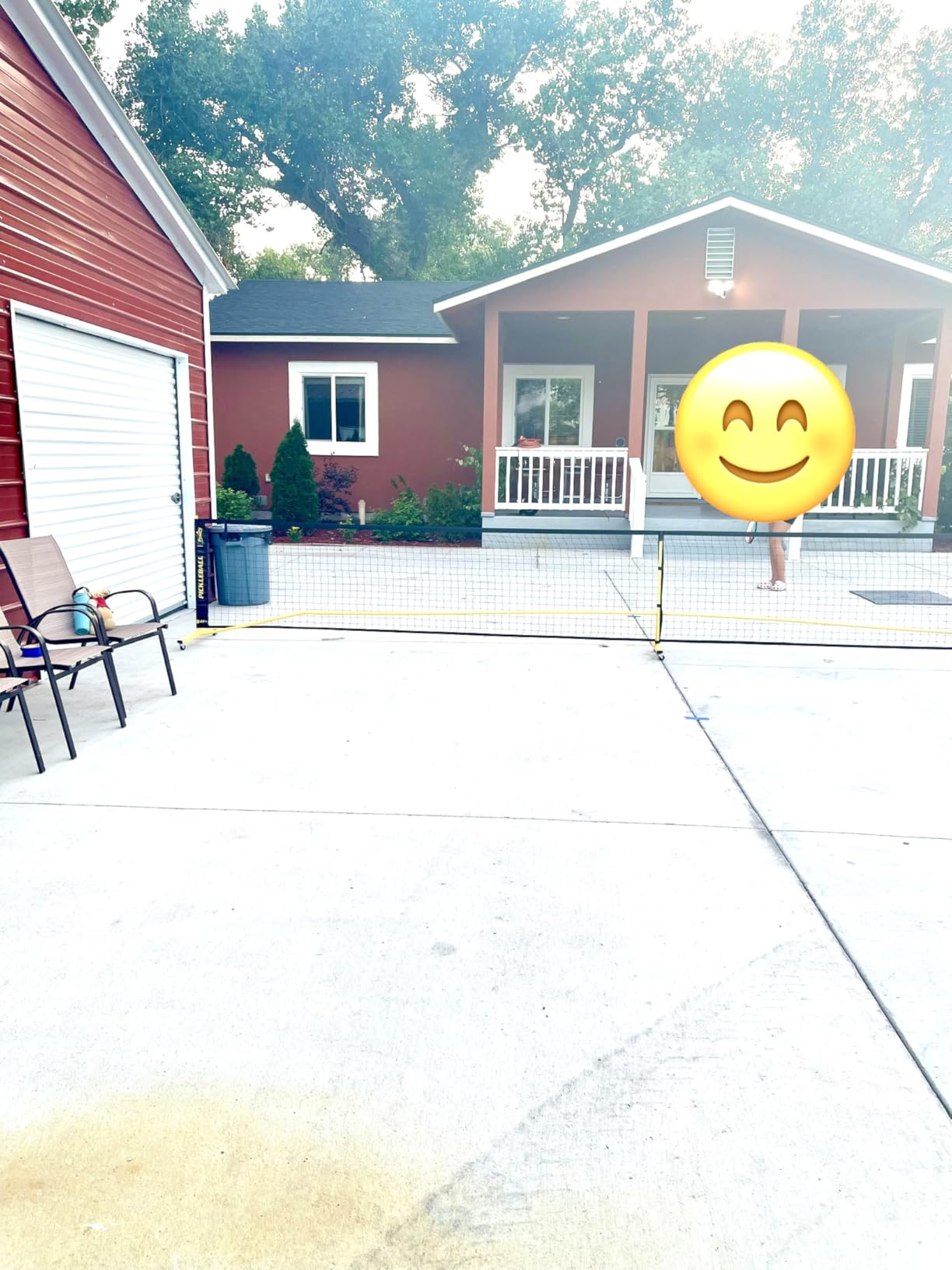 Pickleball Set Net with 4 Paddles, 6FT/11FT/22FT Portable 3-in-1 Pickle Ball Net with Carry Bag, Pickleballs, Designed for All Weather Conditions customer photo 1