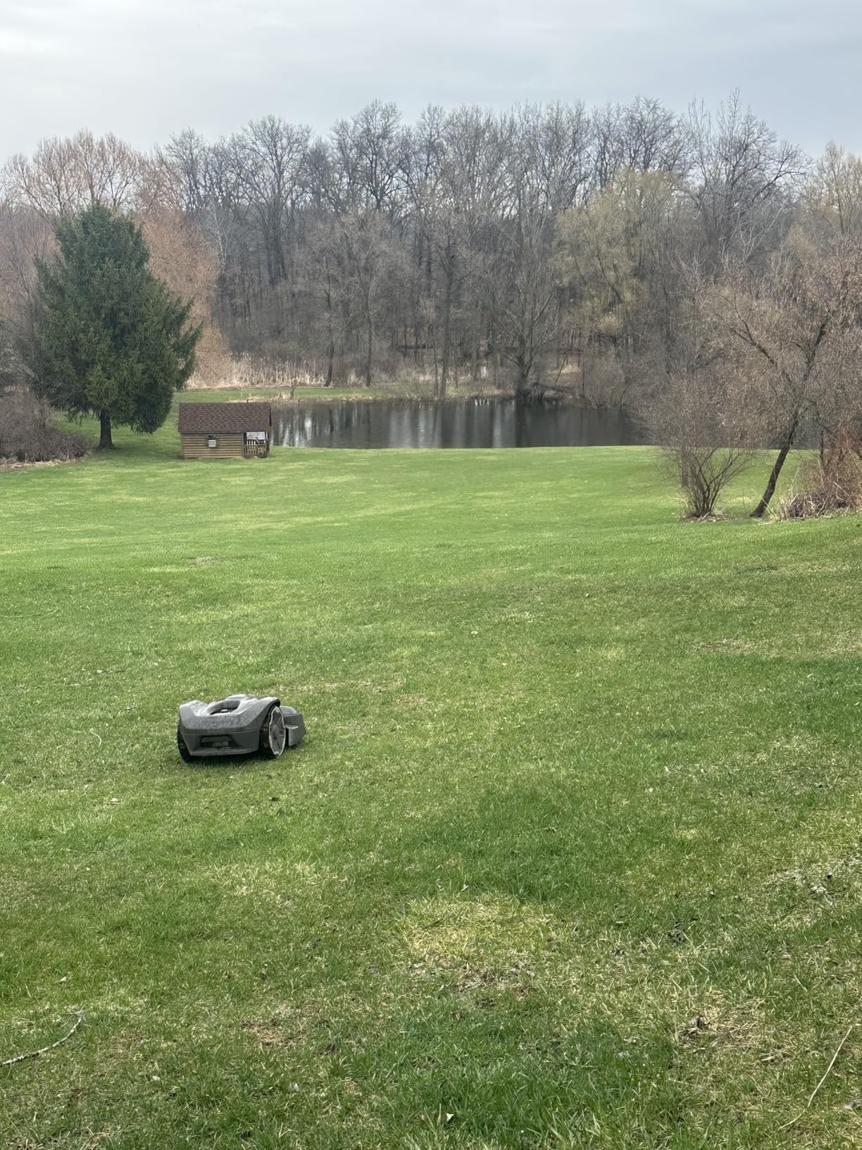 Husqvarna Automower 420iQ Robotic Mower, 1 Acre Mowing Capacity, Wire Free Robot Lawn Mower with Charging Station, RS1 EPOS Reference Station and Replacement Blades customer photo 2