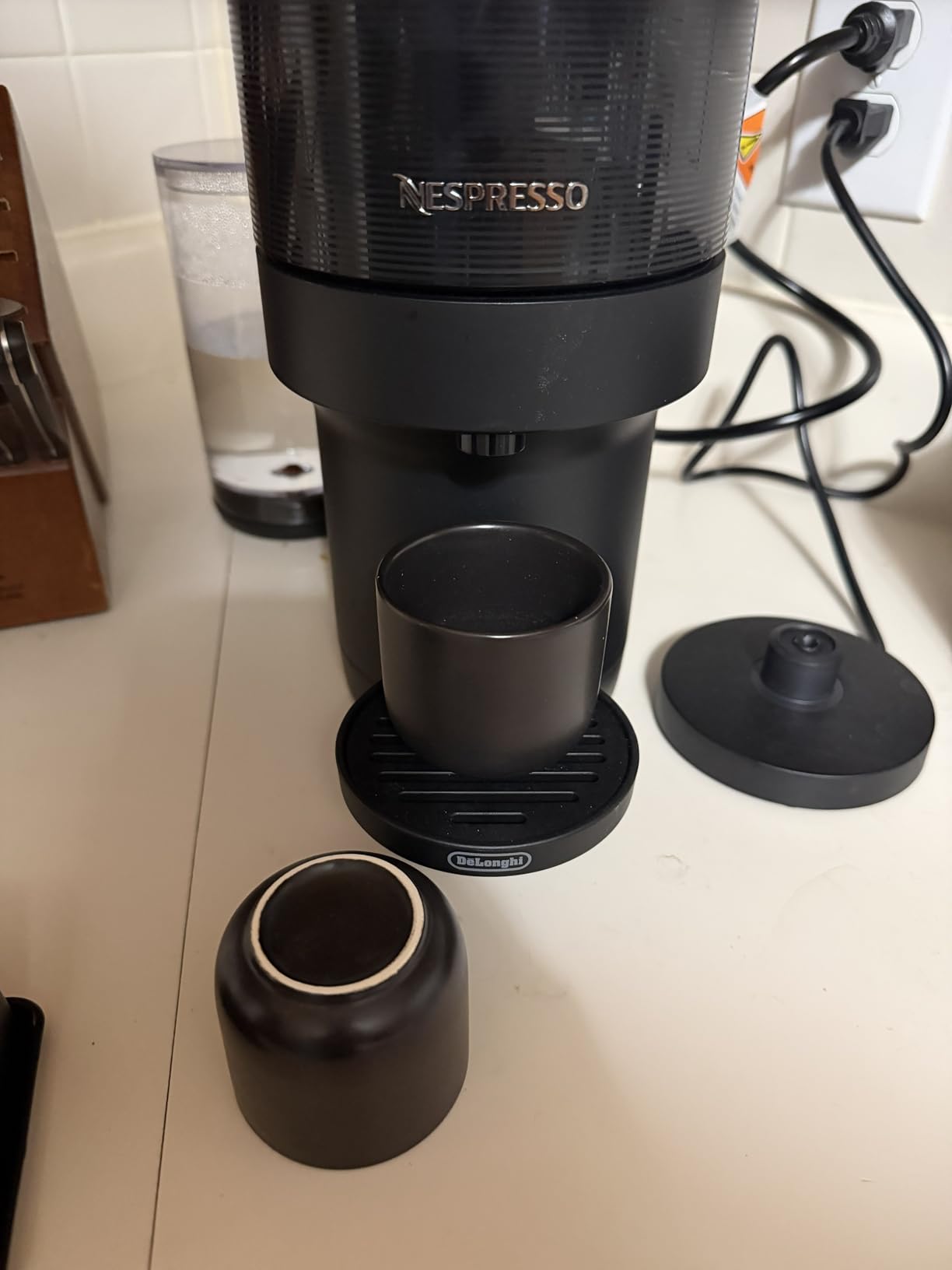 Nespresso Vertuo Pop+ Coffee and Espresso Machine by De'Longhi with Aeroccino Milk Frother, Liquorice Black customer photo 1