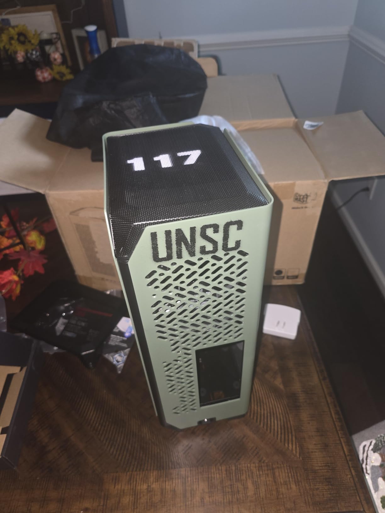 Cooler Master NCORE 100 Air Mini-ITX PC Tower Case, Anodized Aluminum, 356mm Vertical Triple-Slot Mount GPU, SFX PSU 130mm | Air Cooler Up to 70 mm, Compatible RTX 5080 | RX 9070 XT customer photo 1