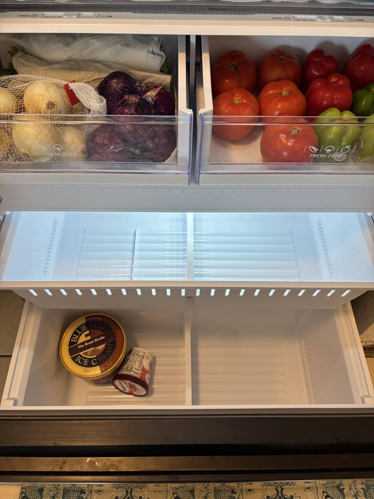 Hamilton Beach HBF2064 20.6 cu ft Counter Depth Full Size Refrigerator, Side Doors, Gunmetal customer photo 1
