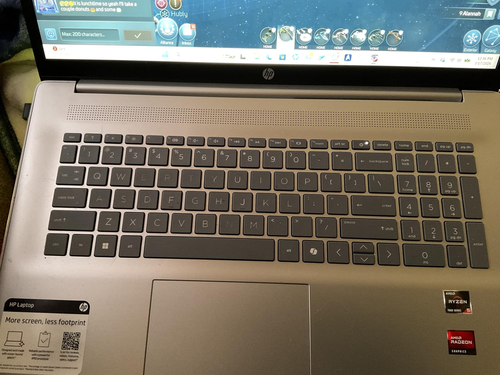 HP 17 Laptop Essential Computer, 17.3