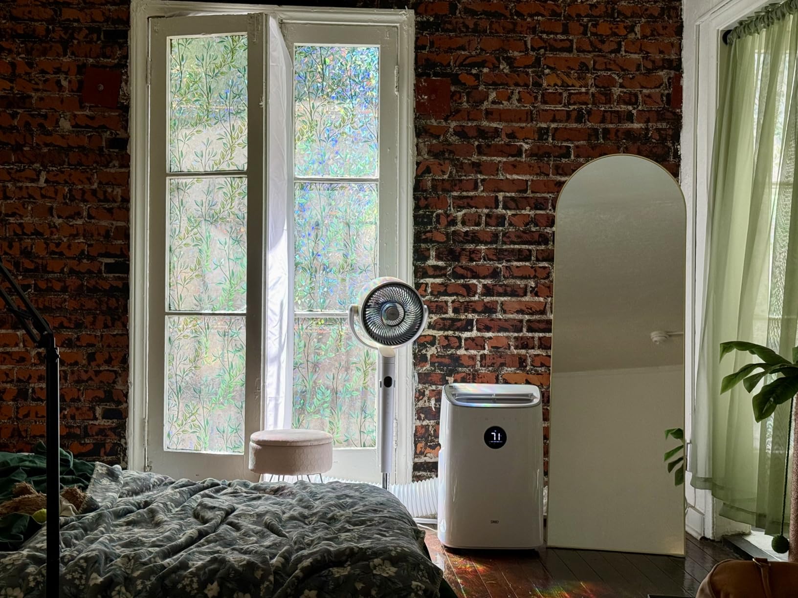 DREO Portable Air Conditioner 319S, 10000 BTU ASHRAE (6000 BTU DOE) Smart AC Unit for Bedroom with Drainage-free Cooling, Fan & Dehumidifier 3 in 1, APP/Voice/Remote, Quiet Standing AC for Room Indoors customer photo 1