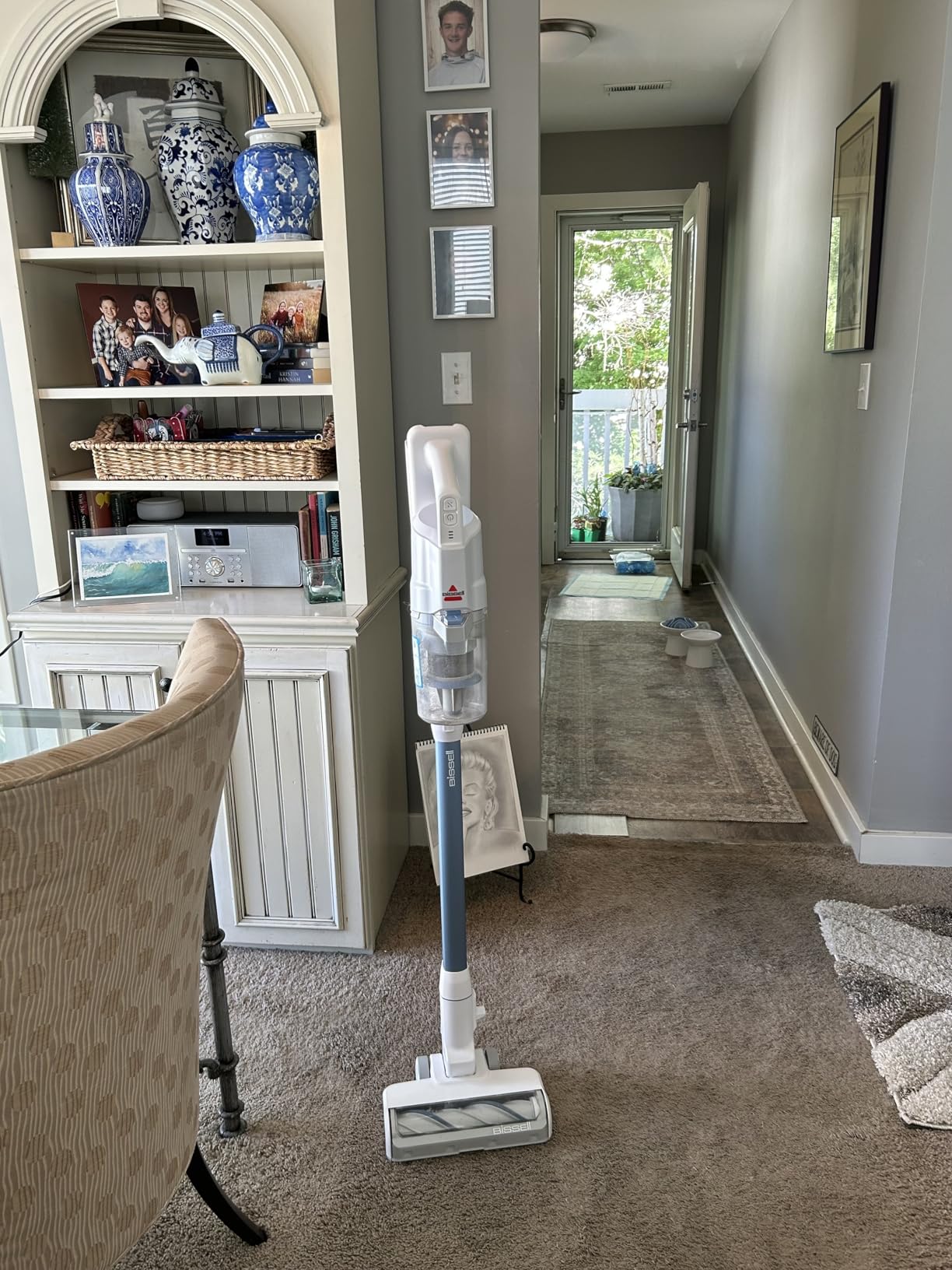 Bissell PowerClean 200W Self-Standing Cordless Vacuum w/Tangle Free Brush Roll, Removeable Battery, Wall Mount, Upholstery Tool & Bright Headlights, 4173 customer photo 1