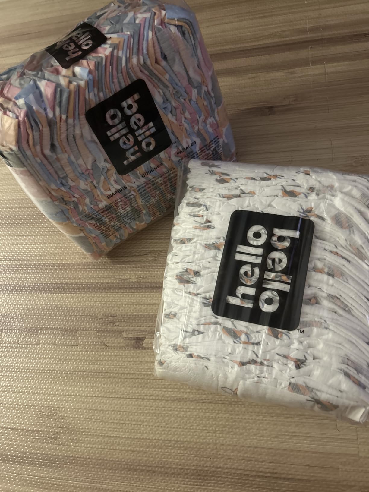 Hello Bello Premium Diapers Size 2, Happy Camper & Live Leaf Love Designs, 74ct Club Box customer photo 2
