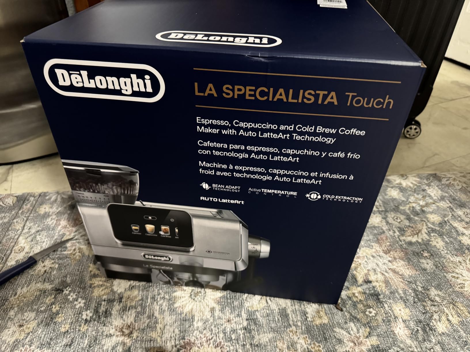 De'Longhi La Specialista Touch Espresso Machine with Grinder & Milk Frother - Cold Brew & Iced Coffee Maker, 10 Drink Presets, Compact Bean to Cup customer photo 2