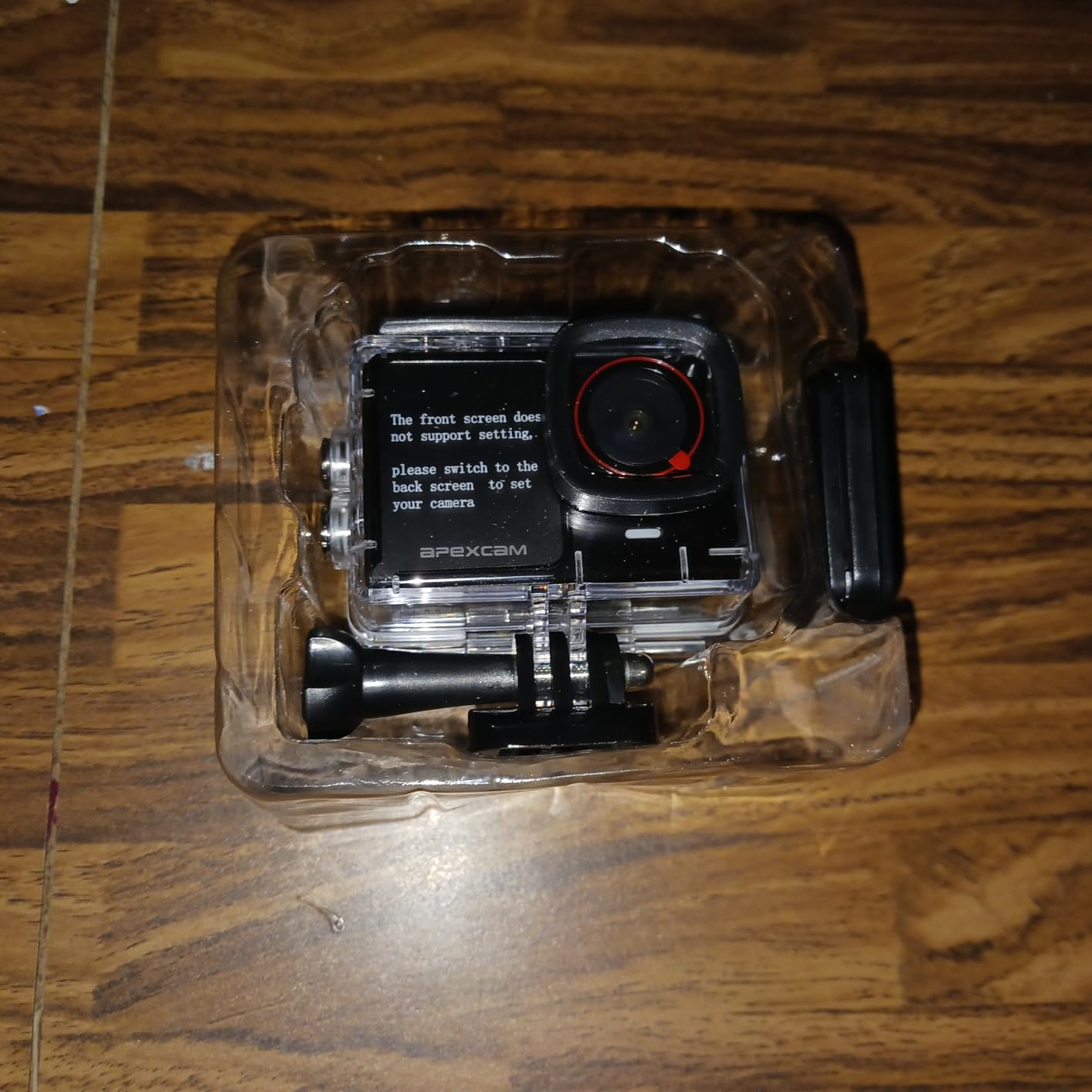 Apexcam X80PRO Dual Screen Action Cam 4K60FPS 8X Zoom EIS 48MP with 64GB Card Ultra HD WiFi Sports Camera customer photo 1