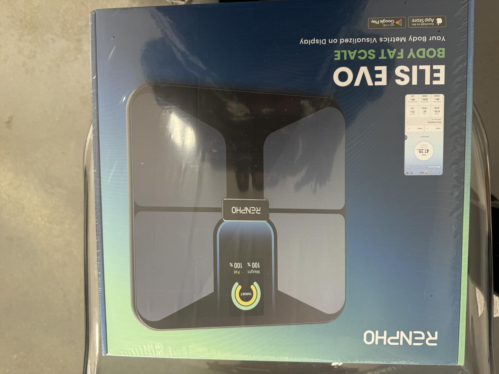 RENPHO Scale with BMI, Body Fat, Muscle Mass, Smart Scale for Body Weight, Wi-Fi & Bluetooth Body Composition Scale, Rechargeable, Elis Evo customer photo 1
