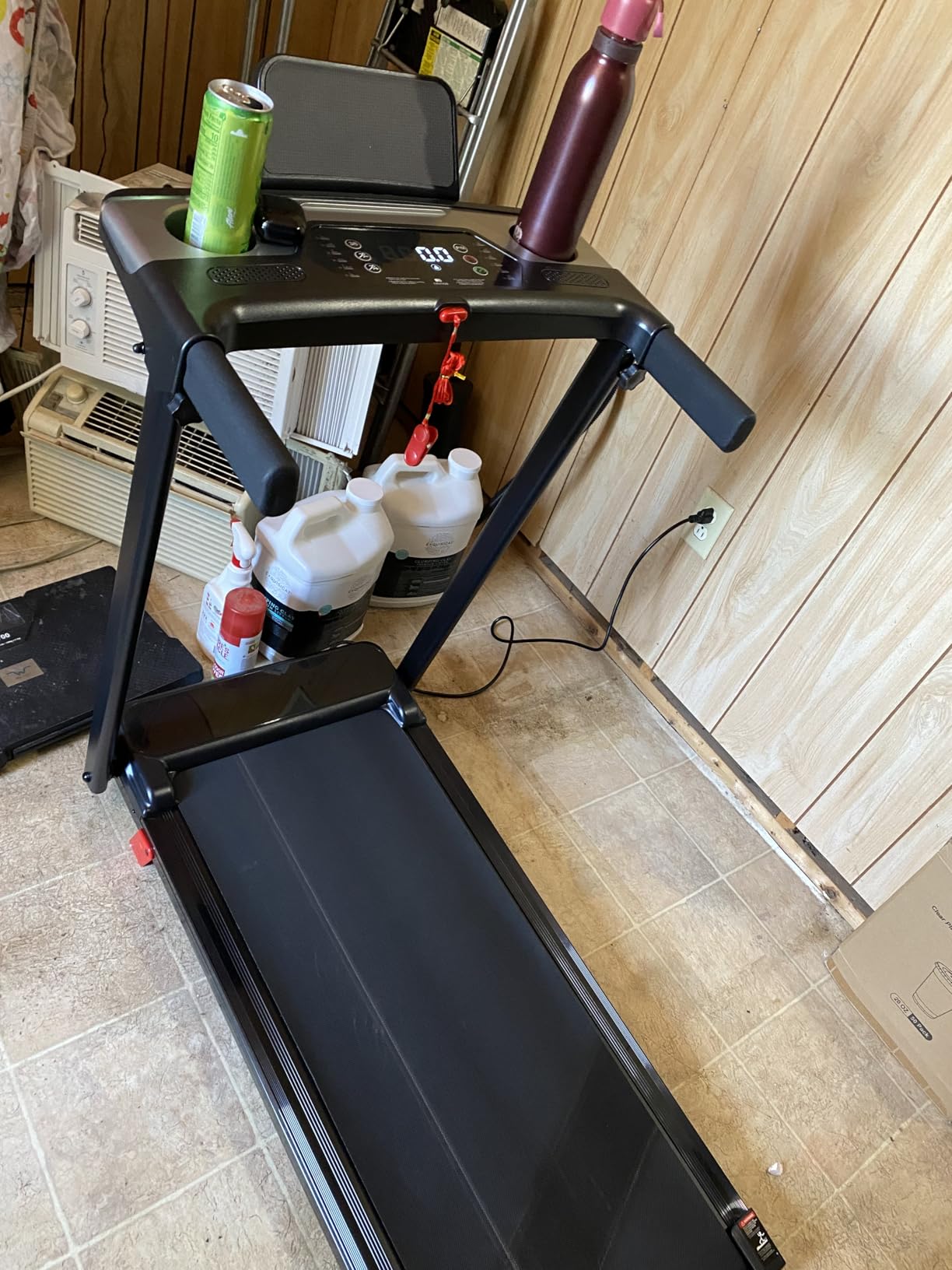 Foldable Treadmill for Home, 3-in-1 Walking Pad with 13% Incline Handle Bar, 300LBS Capacity, 3.0HP Quiet Brushless, Small Treadmills for Small Spaces FutureGlide customer photo 1