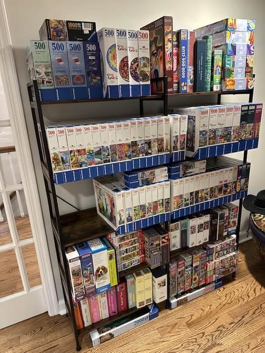 Huuger 5 Tier Bookshelf, Display Bookshelf with 10 Open Shelves and Raised Baffle, 47.2 Inch Wide Bookcase, Rustic Brown customer photo 1