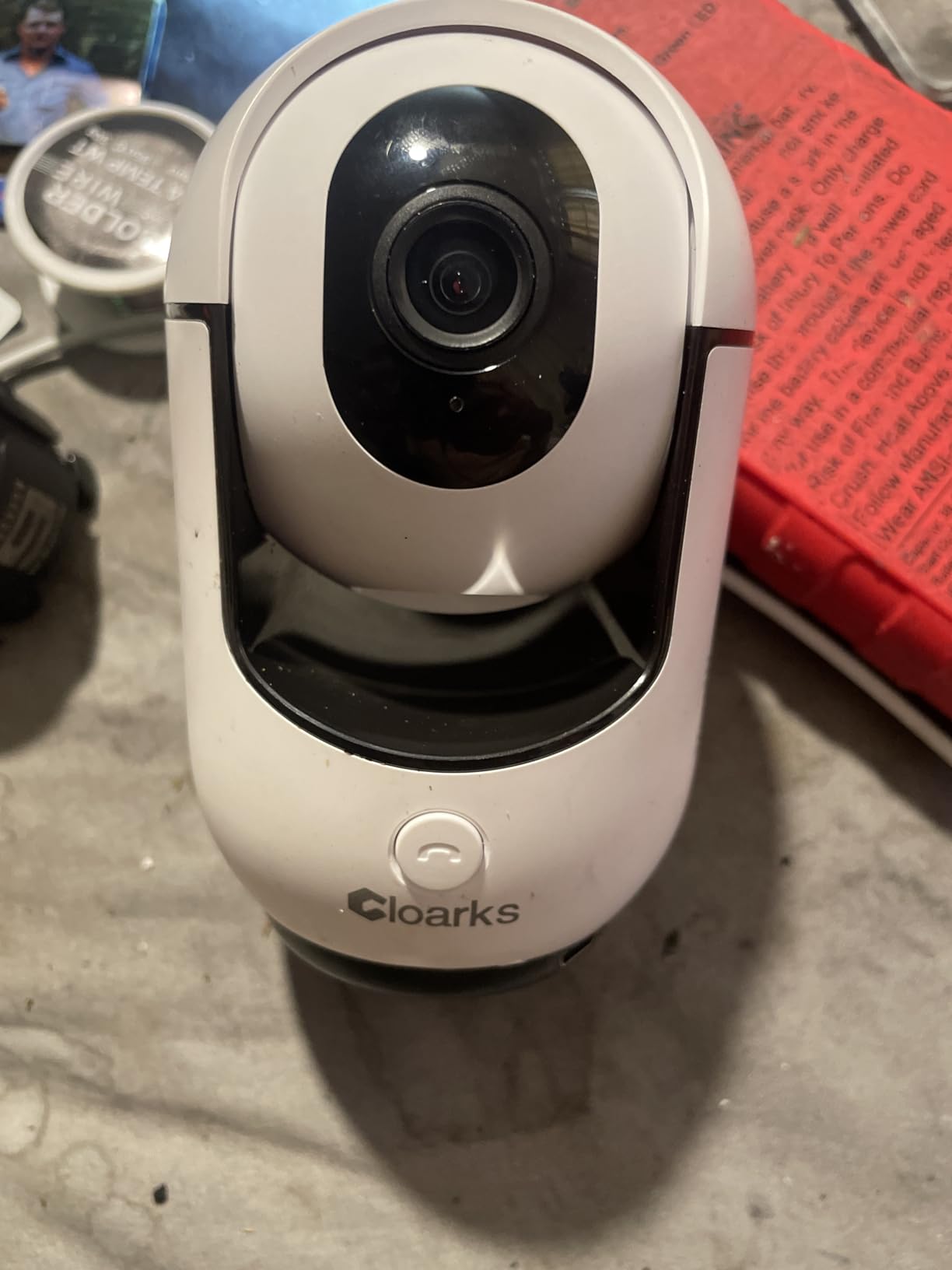 Cloarks 2K Pan/Tilt Security Camera, WiFi Indoor Cameras for Home Security with AI Motion Detection, Pet/Dog/Baby Camera with Phone App, 2-Way Audio, 24/7, Siren, TF/Cloud Storage customer photo 2