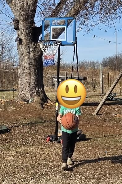 SPOYNAL Basketball Hoop Outdoor & Indoor, 3.8FT-7FT Adjustable Portable Basketball Hoops & Goals with LED, PC Backboard for Driveway, Garage, Pool Court, Pool Basketball Hoop customer photo 1