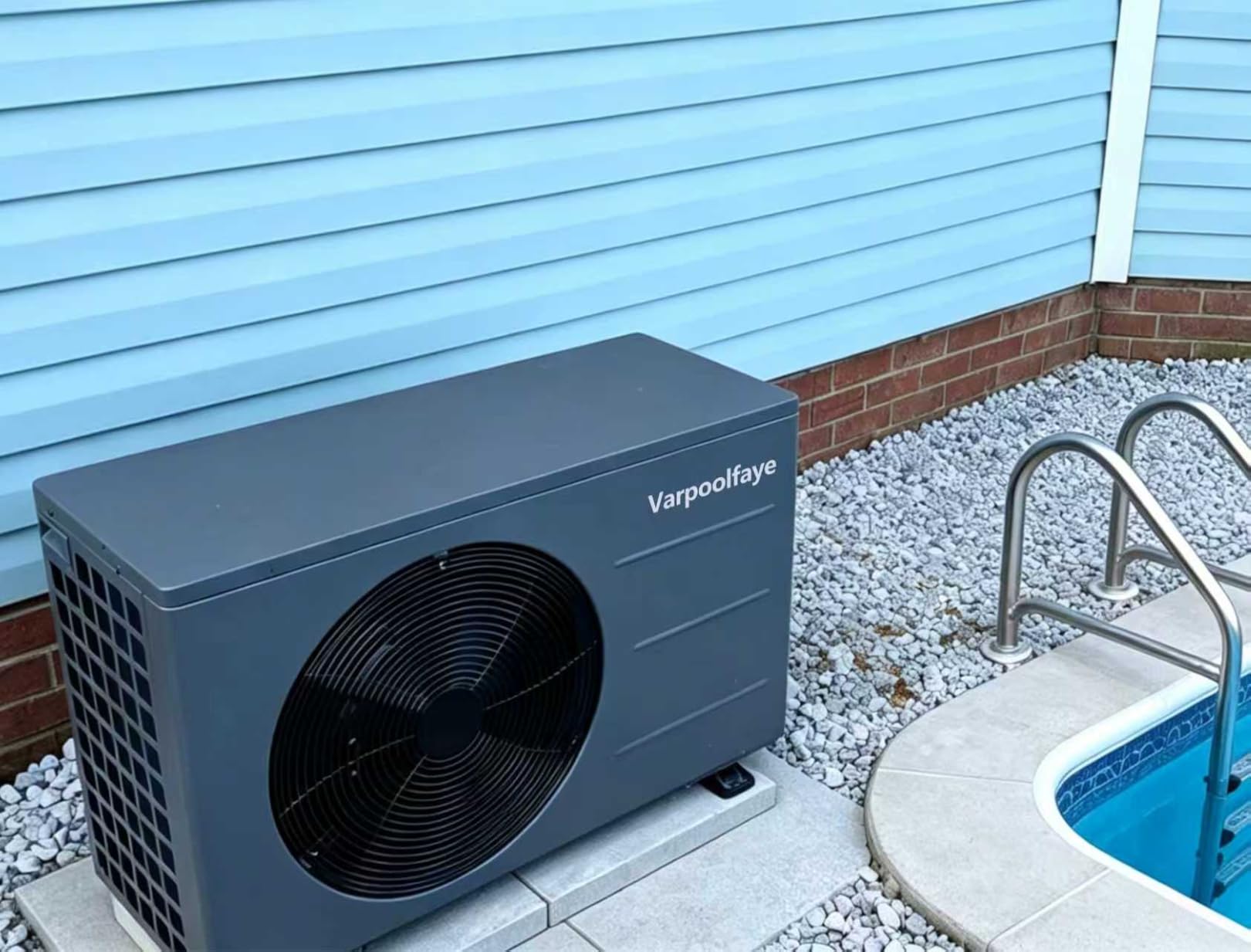 65,000 BTU Inverter Swimming Pool Heat Pump for In Ground Pools 21,000 Gallons Electric Pool Heater for Above Ground Pool Heating Cooling WiFi Control 220v customer photo 1