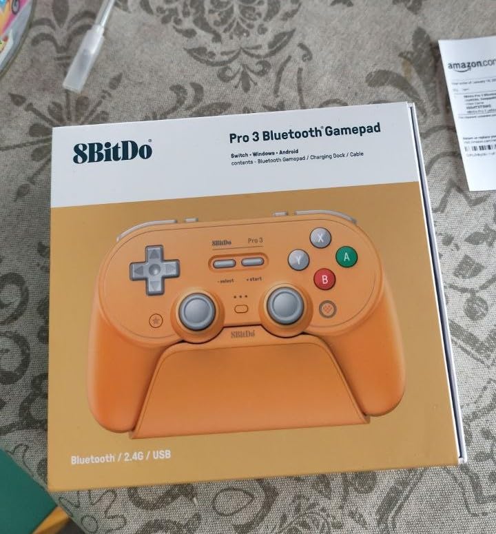 8Bitdo Pro 3 Bluetooth Controller for Switch/Switch 2 - TMR Joysticks, Swappable ABXY Buttons, Pro Back Buttons, Charging Dock customer photo 1