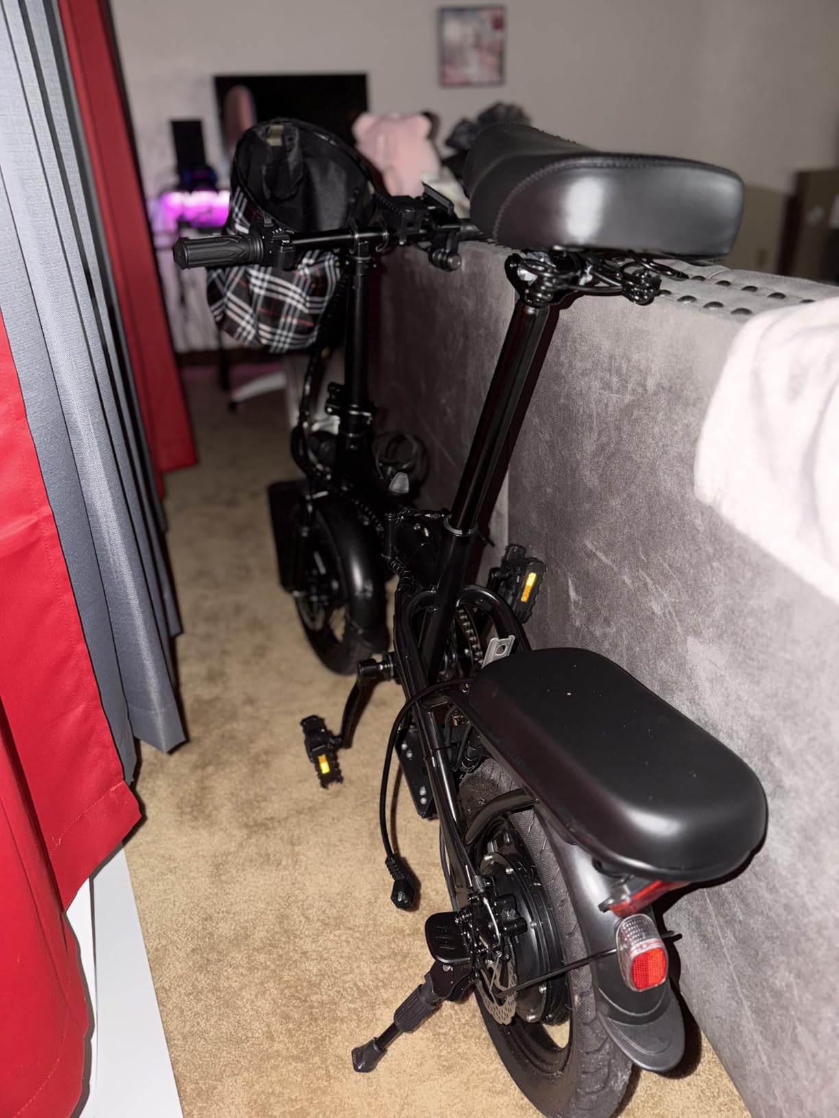Folding Electric Bike for Adults, 500W Motor 25MPH & 35Miles Long Range, 14