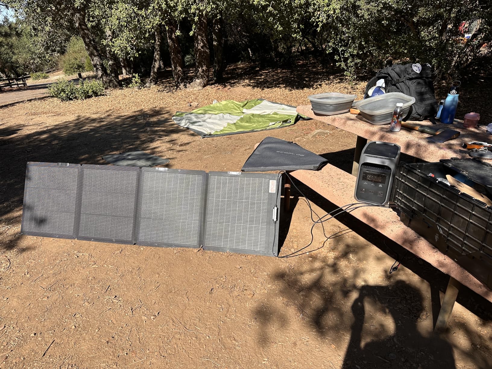 EF ECOFLOW Solar Generator DELTA 3 Classic with 220W Solar Panel, 1024Wh LiFePO4 Battery Portable Power Station, 1800W AC/100W USB-C Output (3600W Surge), 1 Hr Fast Charge for Home, Camping, RV customer photo 1