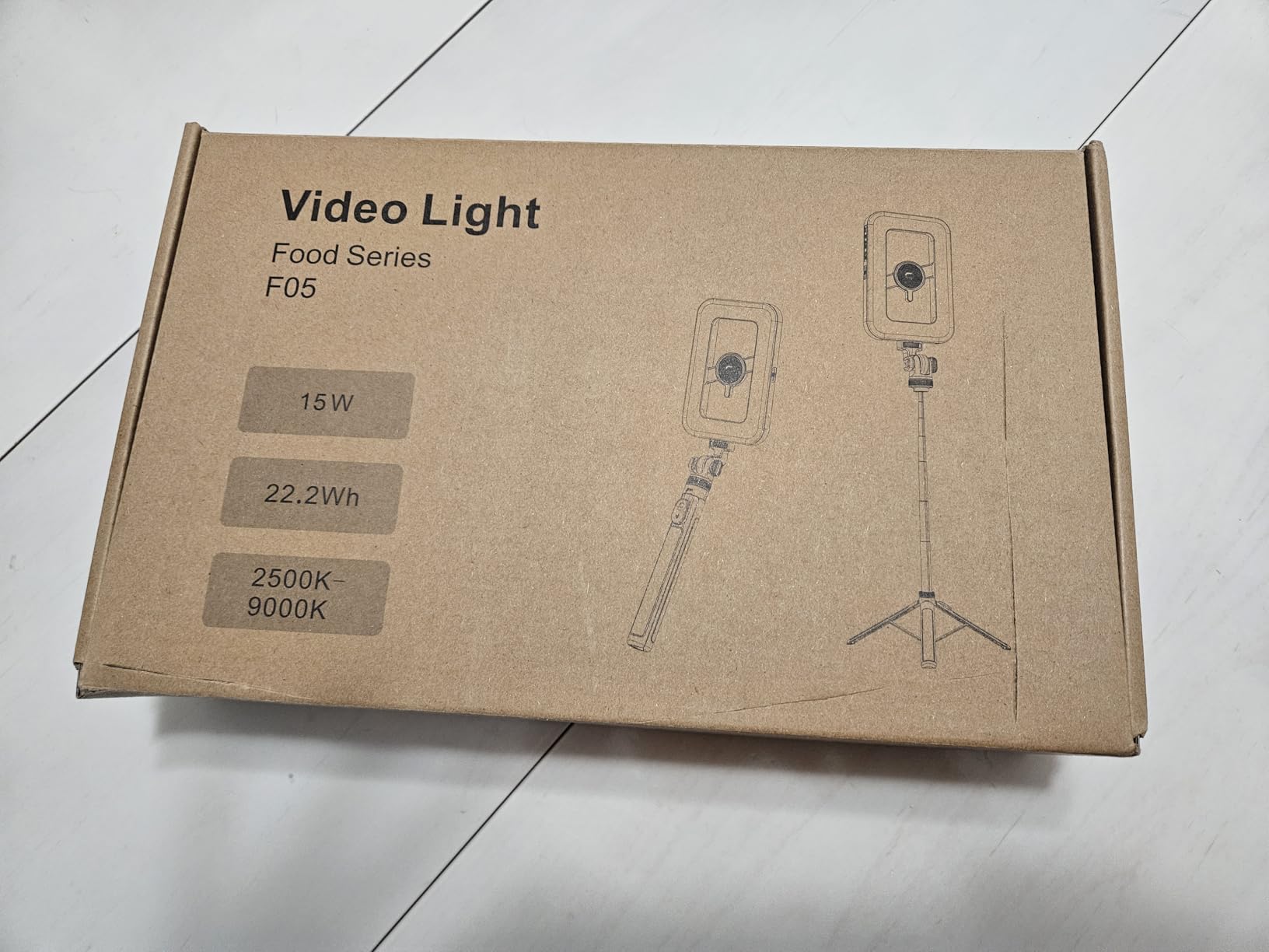 Tripod for iPhone with Light, Portable 15W Ring Light with Stand and Phone Holder for Video Recording, 6000mAh Magnetic Phone Tripod with Light 2500K-9000K for Food Hunt,Mukbang Video,Vlogging,CRI＞95 customer photo 2