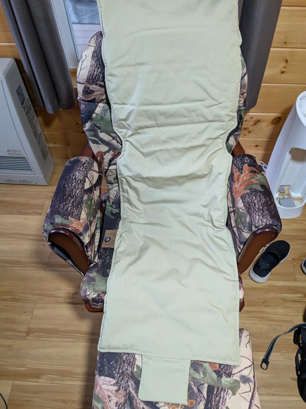 Heated Seat Pad & Cushion, Extra-Long Chair Heating Pad with 10000mAh Battery Pack, Waterproof 3S Fast Heat Seat Warmer for Full Back, Hips & Legs, Ideal for Office Chair, Camping, Fishing & Home customer photo 2