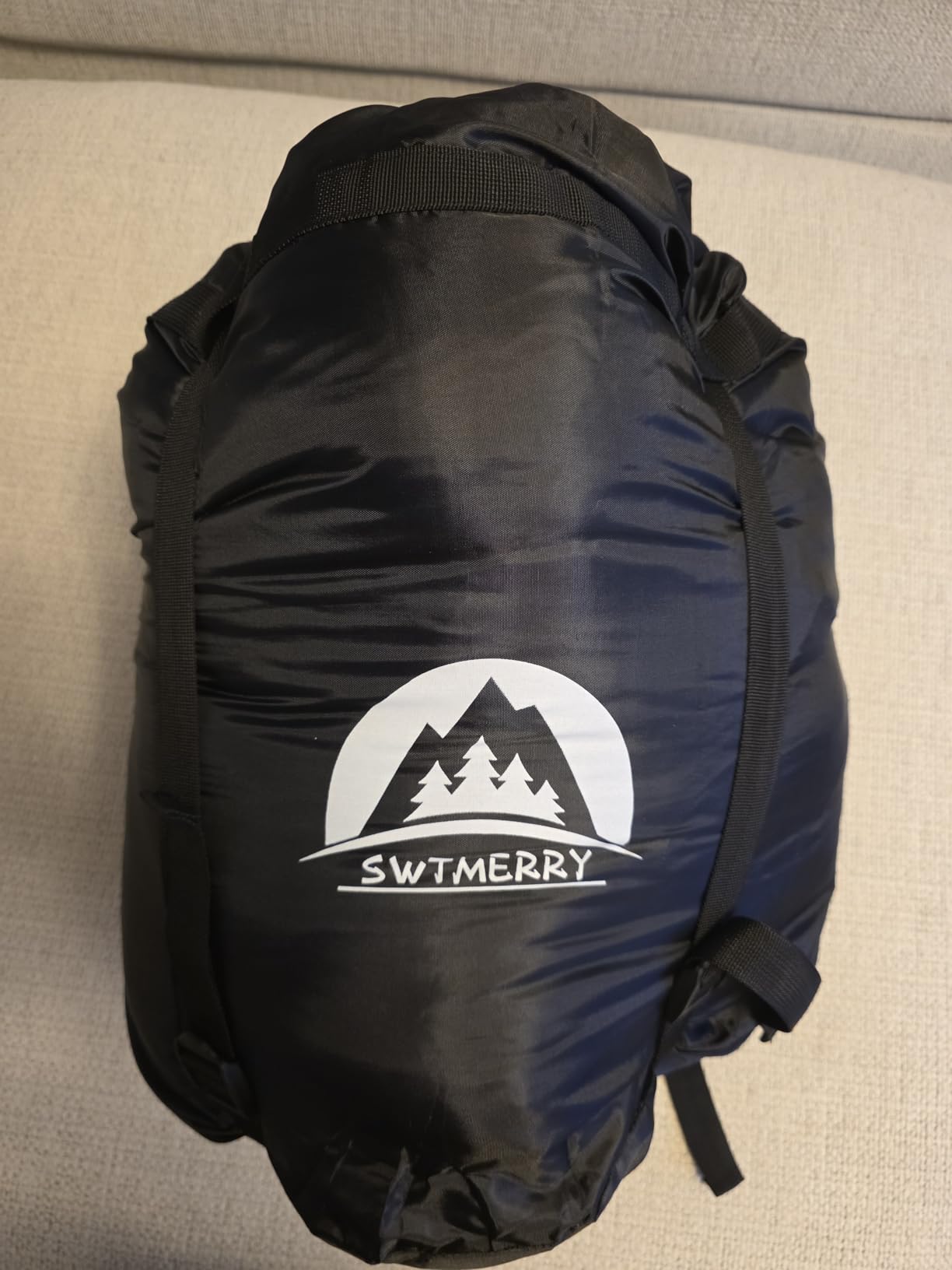 Swtmerry Double Sleeping Bag for Adults with 2 Pillows, Big&Tall XL Queen Size Sleeping Bag for 2 Person, Waterproof 2 Person Sleeping Bags for 3 Seasons customer photo 2
