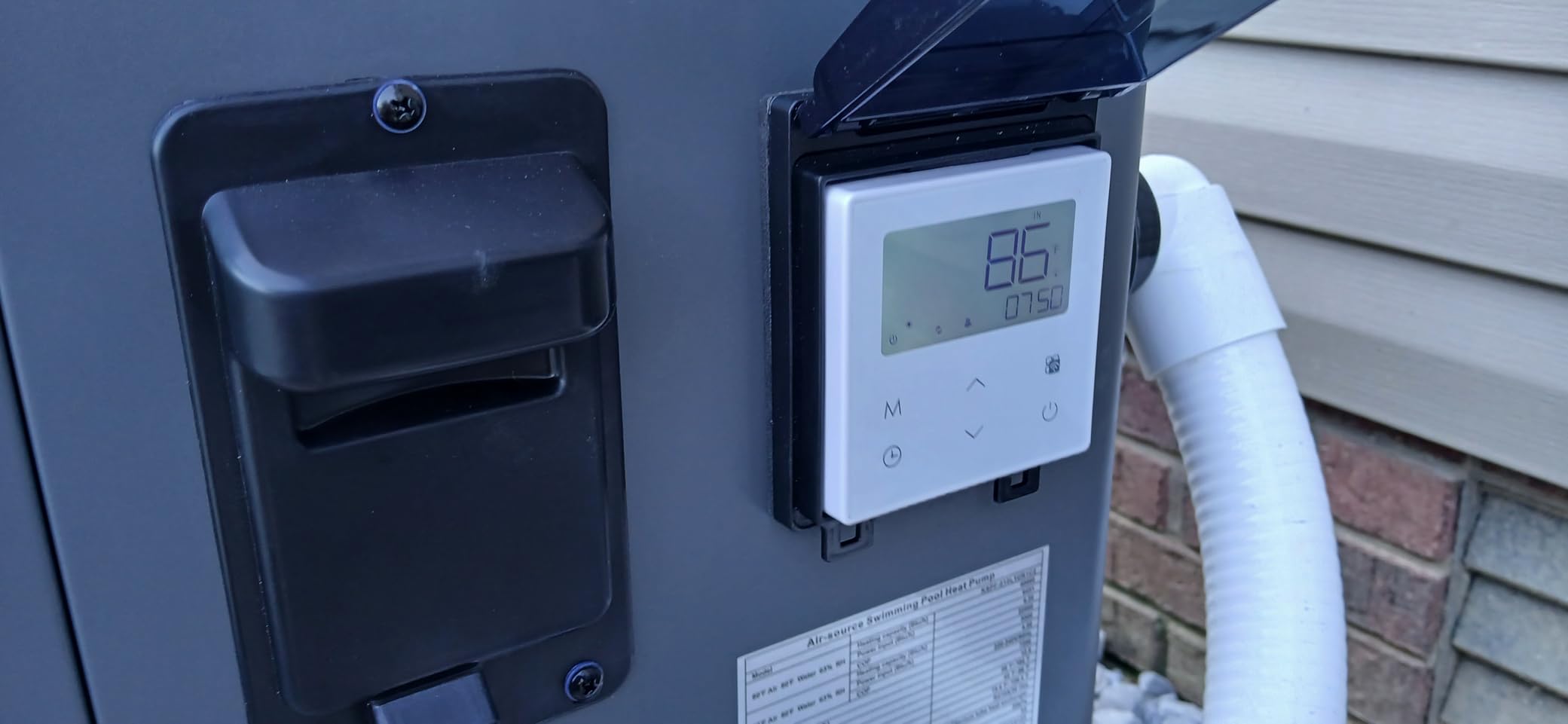 140000 BTU Inverter Swimming Pool Heat Pump for Inground Pools Electric Above Ground Pool Heater Up to 42000 Gallon WiFi Control 220v customer photo 1