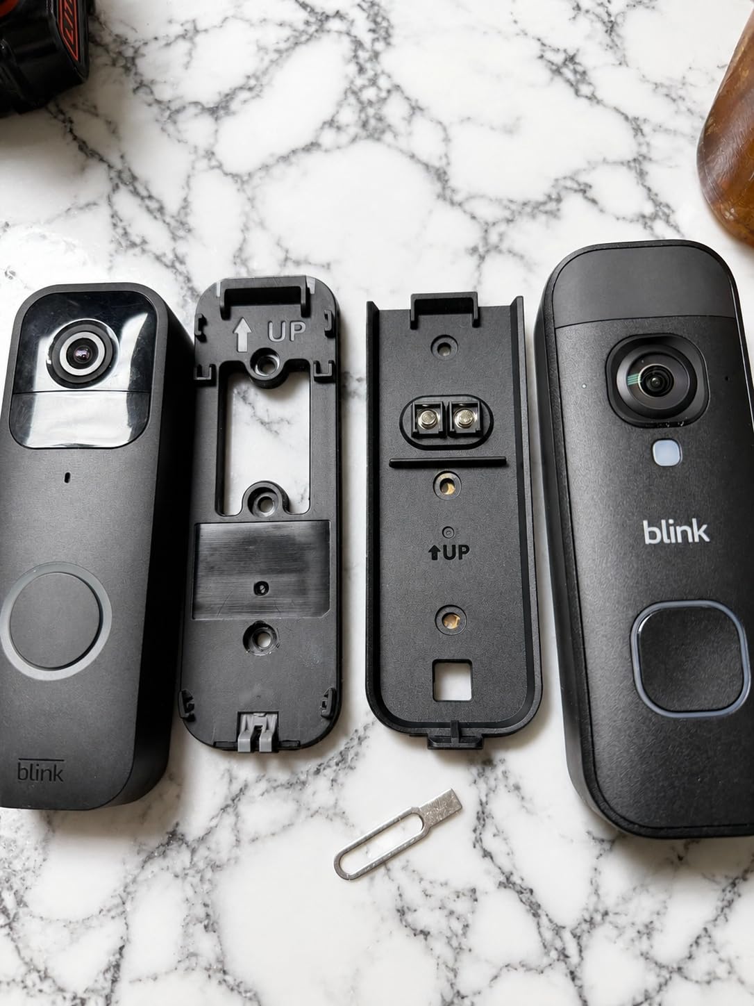 Blink Battery Doorbell 2K+ (newest model) - Wireless video doorbell, 2K resolution, enhanced audio. Required Sync Module not included - Add-On (Black) customer photo 2