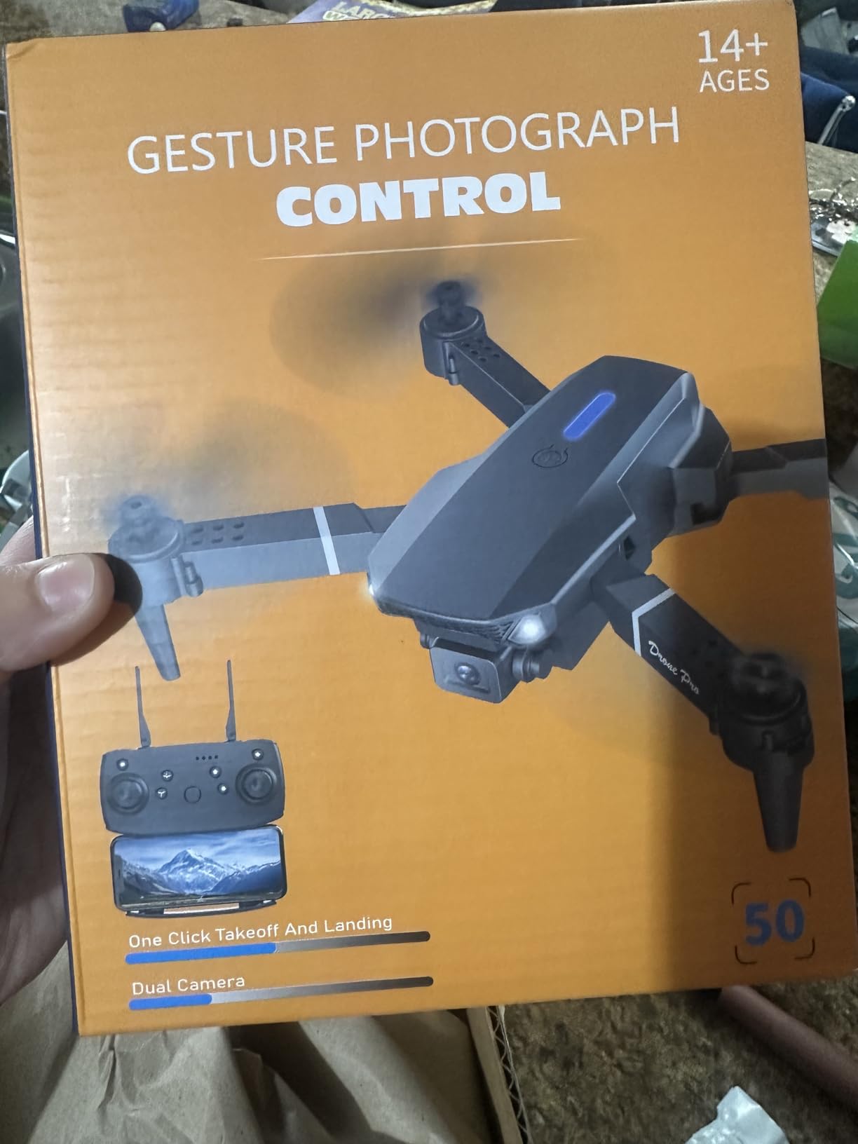 4K GPS Drone with Camera for Adults - 5G Remote Controller with 5.9 Inch Screen, Under 249g, Obstacle Avoidance, 60 Min Flight, Foldable Drone for Adults Beginners (white) customer photo 1