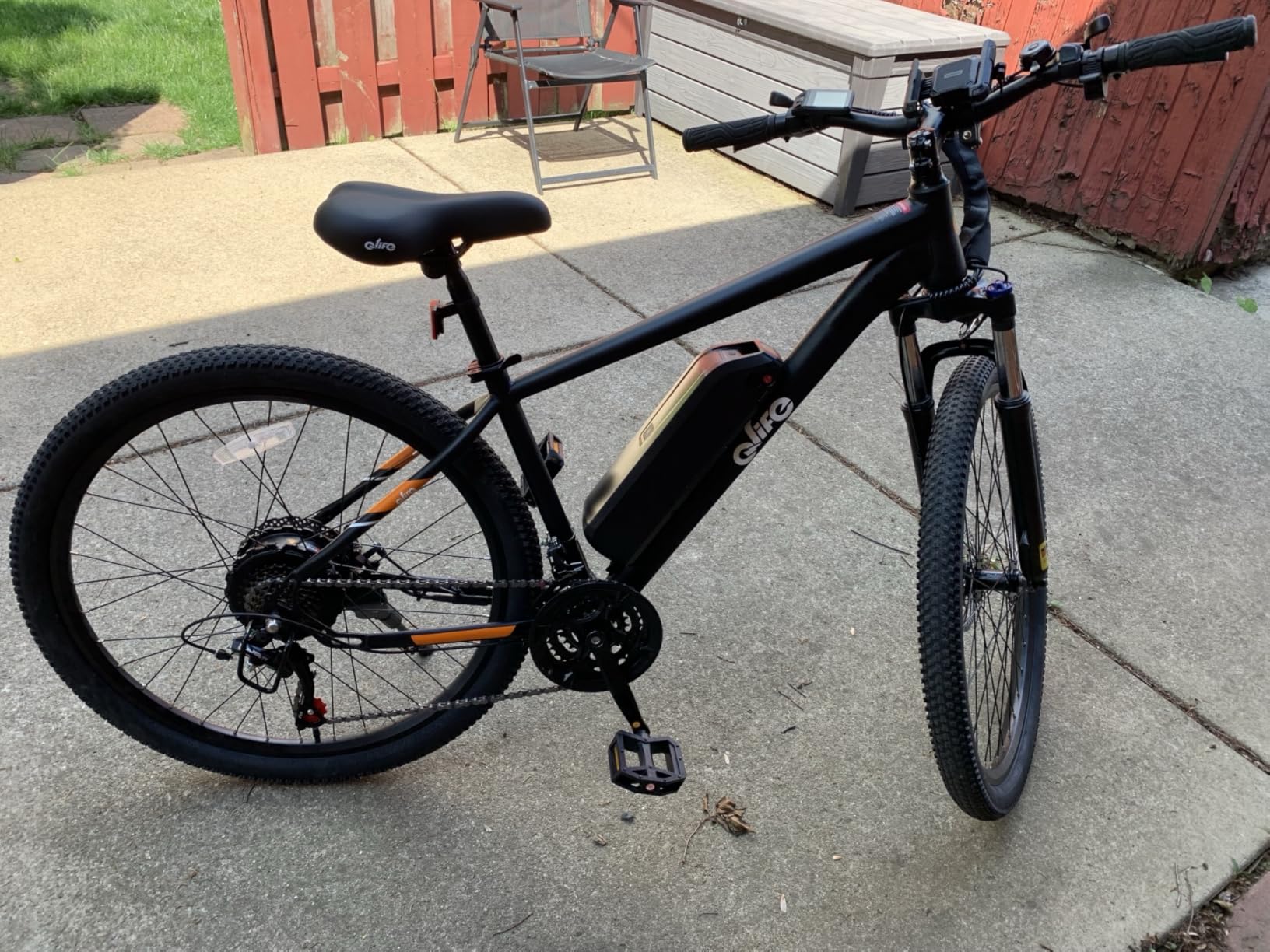 Qlife Electric Bike for Adults/Teens Racer, 20+MPH 21-Speed Peak 1200W Brushless Motor Adult Electric Bicycles, 48V 10.4Ah Removable Battery Mountain Ebike, Up to 55 Miles, 27.5X2.1 Tire E Bike customer photo 2