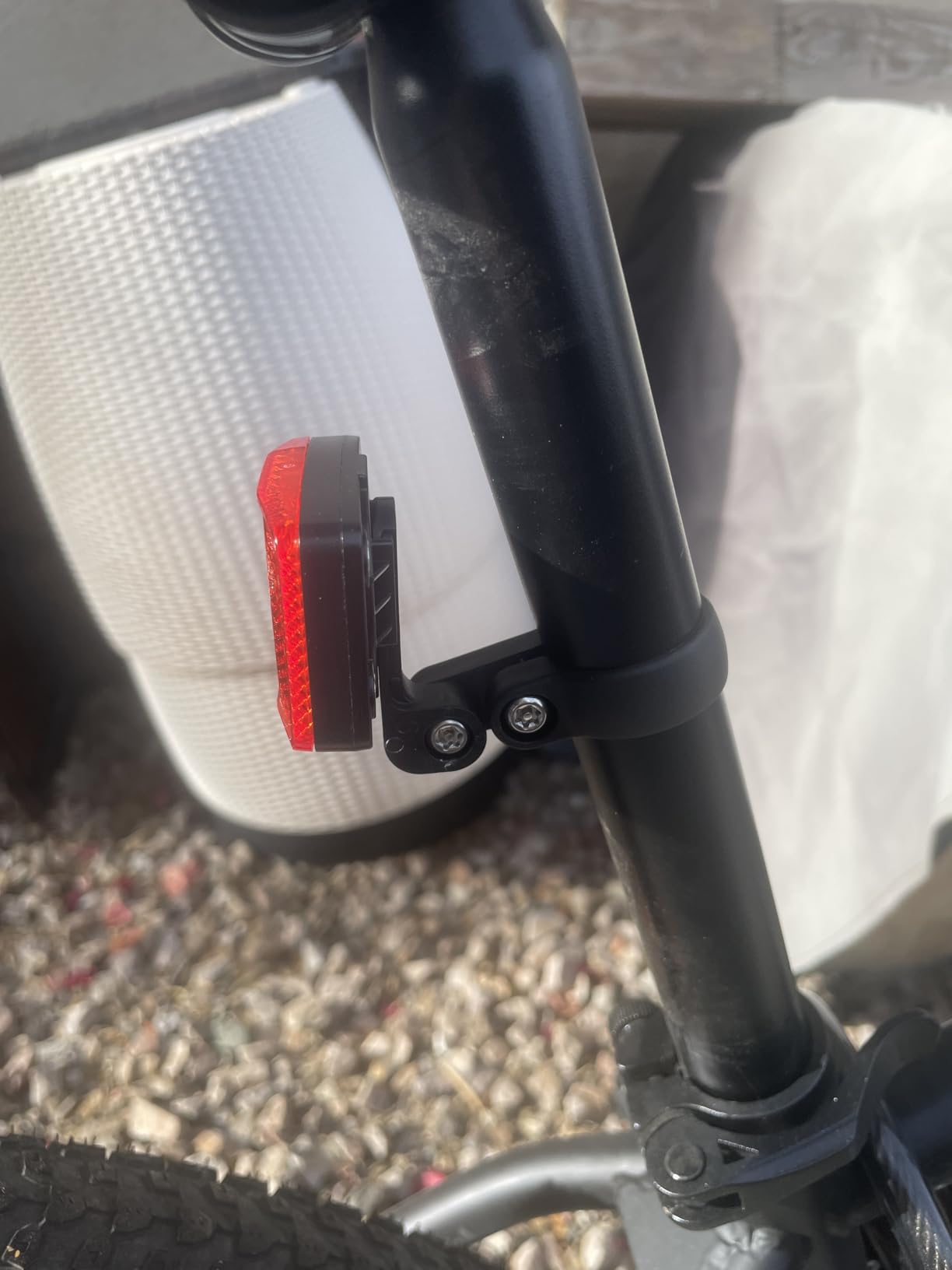 Airtag Bike Mount, Bike Hidden Airtag Mount Reflector, Anti-Theft Bike Airtag Holder with 5 Brackets, Fits 7/8