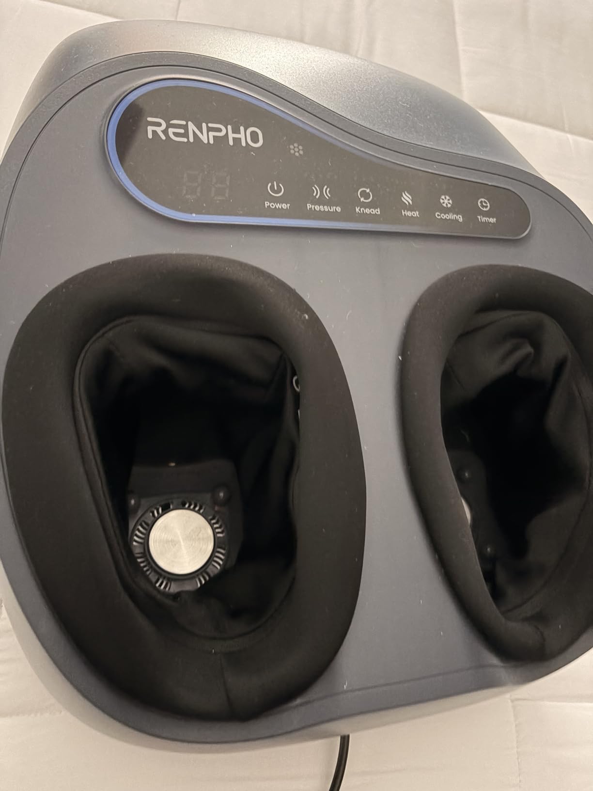 RENPHO Thermacool 2-in-1 Foot Massager with Heat & Cold, HSA Eligible FSA, 3 Kneading & 5 Compression for Neuropathy & Plantar Fasciitis, Up to US Size 13 customer photo 1