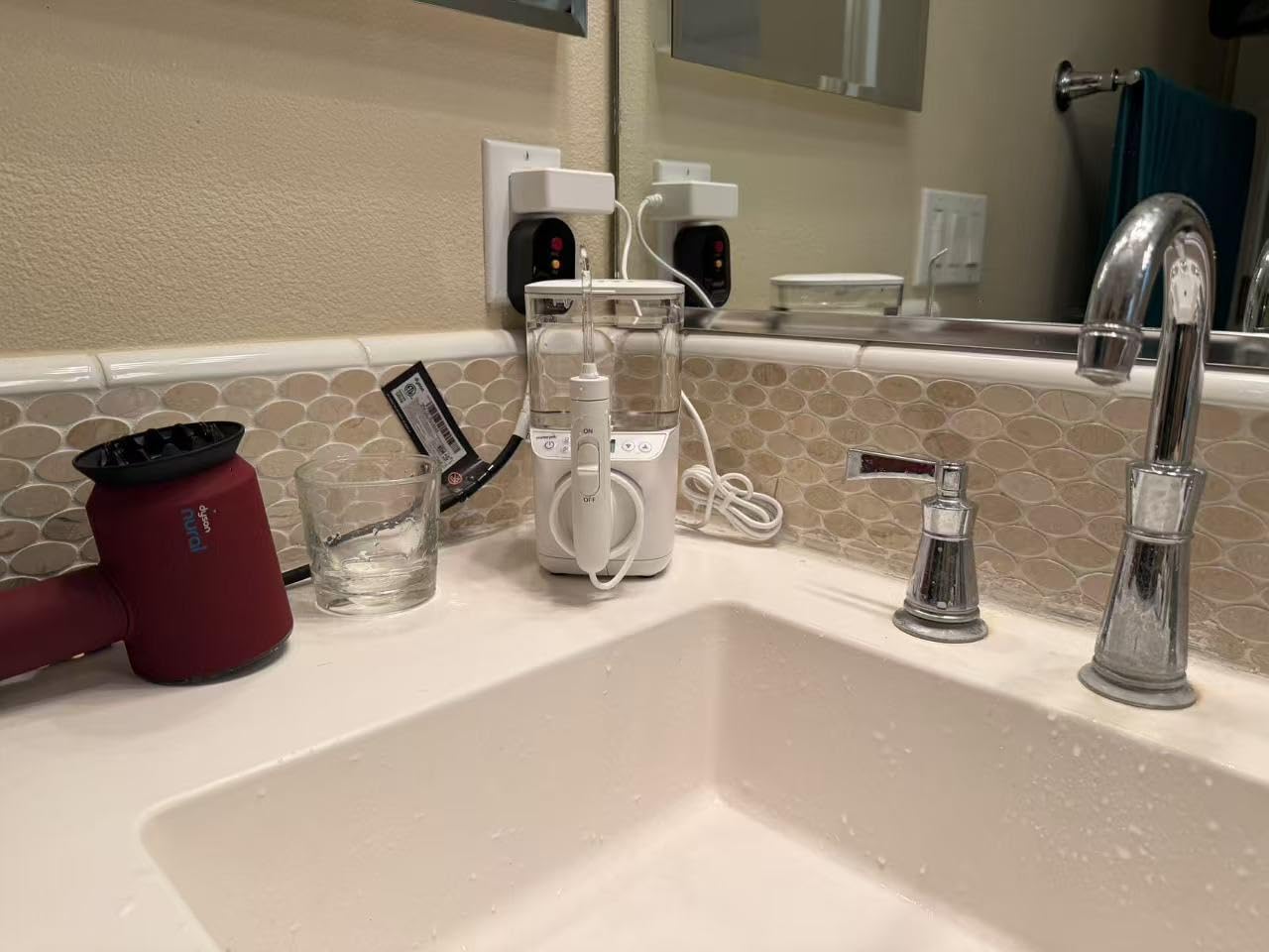 Waterpik Promax Water Flosser with SmartAdvance Mode for Daily Gum Health and Cleaning Teeth, Braces, Implants, ADA Accepted, Small Quiet Design, Electric Flosser with 10 Settings, 5 Tips, WF-23 customer photo 2