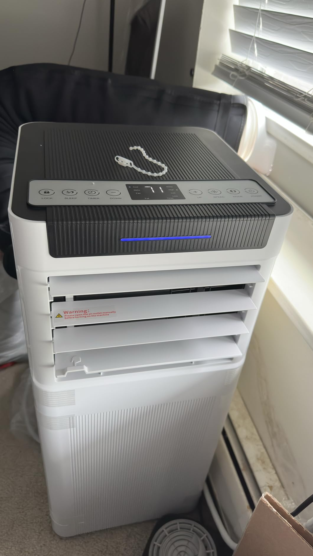 10000 BTU Portable Air Conditioners, Portable AC up to 450 Sq.Ft, 4 in 1 Portable AC Unit with Cool, Dehumidifier, Fan Modes & Sleep, Remote Control & 24H Timer, AC Unit for Bedrooms customer photo 1