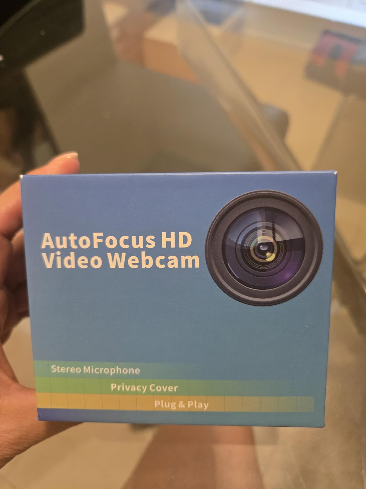 1080P HD Webcam with Noise-Canceling Mic, Auto Light Correction, Privacy Cover and Wide Angle Lens, Plug & Play USB Camera for Laptop/Desktop/PC/Mac customer photo 1