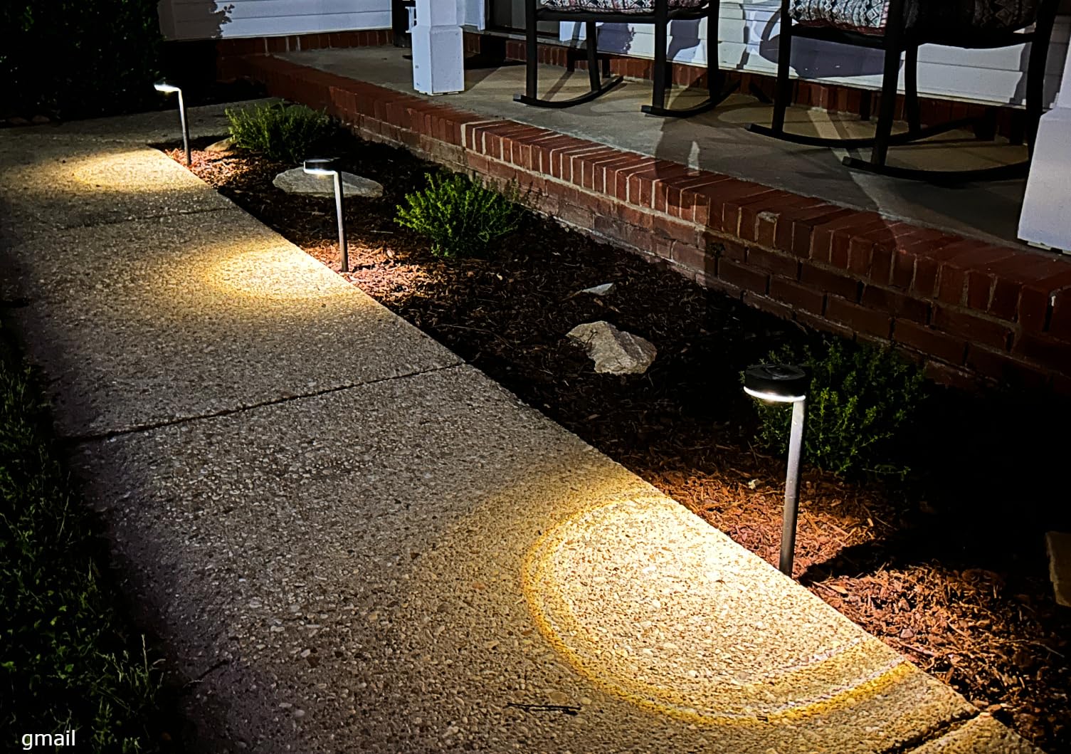 ELECLINK 12 Pack Solar Pathway Lights Outdoor, Solar Powered Landscape Path Light with Bigger LED Lens, Brighter Up to 12 Hrs Waterproof Outdoor Solar Light for Yard Garden Walkway Driveway Sidewalk customer photo 2