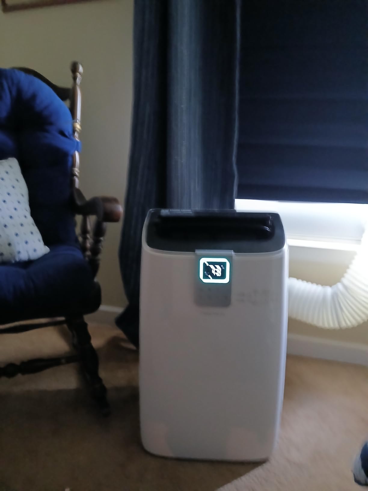 14,000 BTU Smart Portable Air Conditioner for Large Rooms up to 750 Sq.ft, 41dB Quiet Efficient AC Unit with App & Voice Control, 4-in-1 Cooling, Dehumidifier, Fan, No-Drain Self-Evaporating customer photo 1