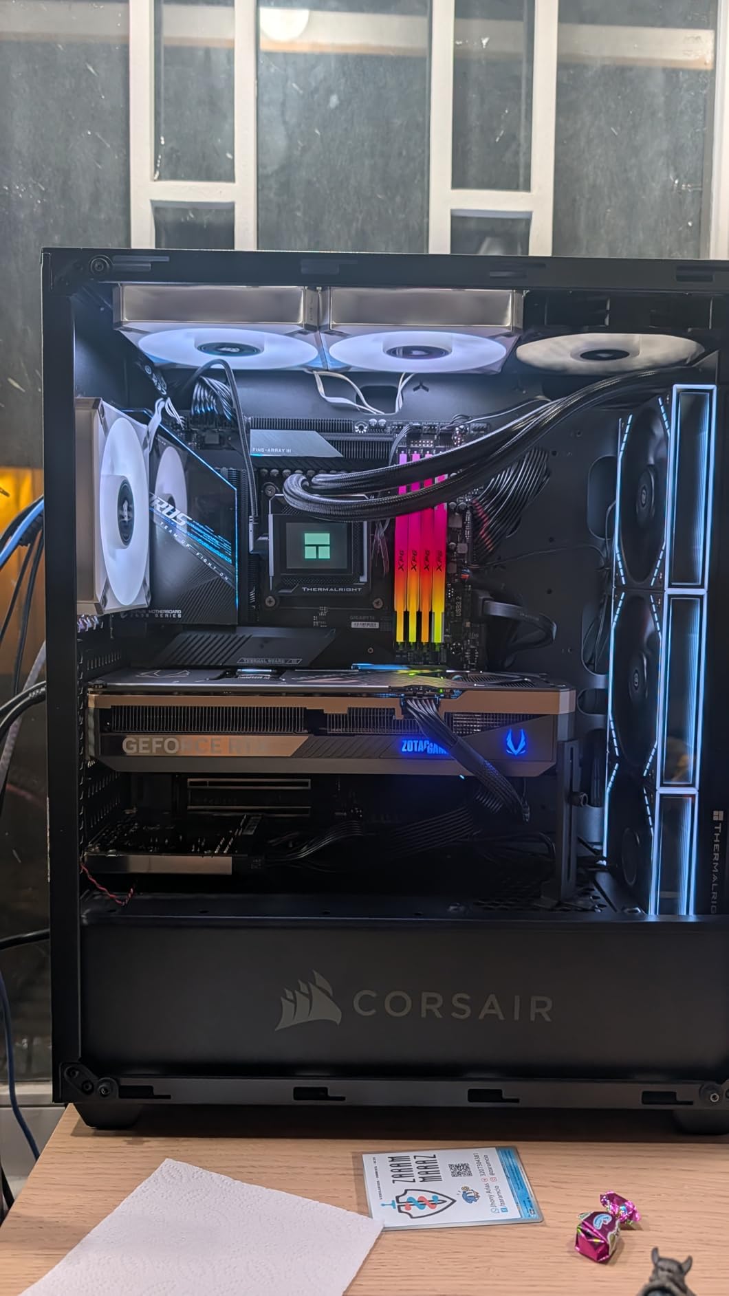 ZOTAC Gaming GeForce RTX 5080 Solid CORE OC DLSS 4 16GB GDDR7 256-bit 30 Gbps PCIE 5.0 Gaming Graphics Card, IceStorm 3.0 Advanced Cooling, Spectra RGB Lighting, ZT-B50800J2-10A customer photo 1