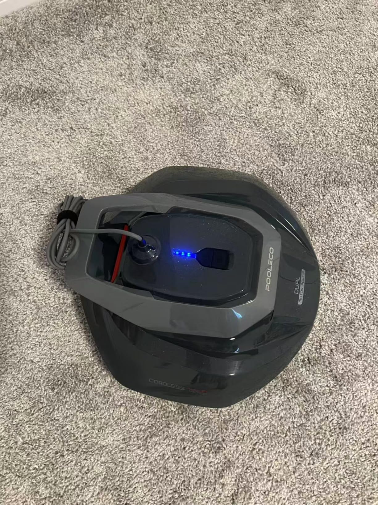 Robotic Pool Cleaner, Pool Vacuum for Above & In-Ground Pool, Dual-Motor Suction, 90Mins Runtime Automatic Self-Parking, 2.5h Fast Charging, Up to 850 Sq.ft, Pooleco S110 customer photo 1