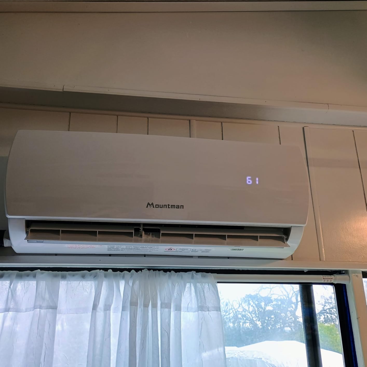 Mountman 12000BTU Mini Split AC/Heating System, 115V 19 SEER2 Energy Efficient Mini Split Air Conditioner with Heat Pump, Cools Up to 750sq.ft, Ductless Inverter AC Unit with Pre-Charged Condenser customer photo 2